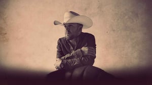 web banner image of country singer Justin Moore